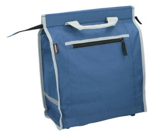 Dunlop Fahrradeinkaufstasche Blau Fahrradtasche wasserfest Satteltaschen - Bild 1 von 2