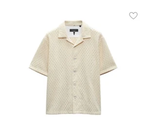 RAG & BONE AVERY RESORT DIAMOND JACQUARD SHIRT - Picture 1 of 6