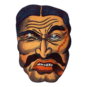 MASCARILLA MAFIOSO CABEZAS FLOTANTES AÑOS 40 DE JAPÓN. RARO. HALLOWEEN - Imagen 1 de 4