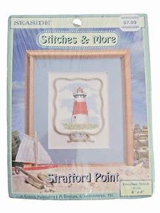 Kit de punto de cruz contado casa de luz STRATFORD POINT SRK60060 - Imagen 1 de 5