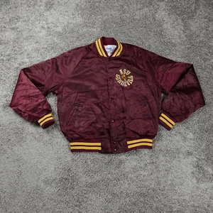 Arizona State University Satin Jacket Mens Large Chalk Line Sun Devils ASU - Picture 1 of 12