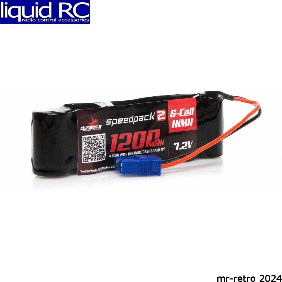 Dynamite Speedpack2 7.2v 1200mah 6-cell NiMH Long Minis DYNB2473