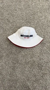 NWOT Zara Kids Malibu reversible red and white bucket hat - Picture 1 of 9