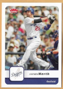 JAYSON WERTH LOS ANGELES DODGERS #144 - FLEER CASI NUEVO-COMO NUEVO 2006 - Imagen 1 de 2