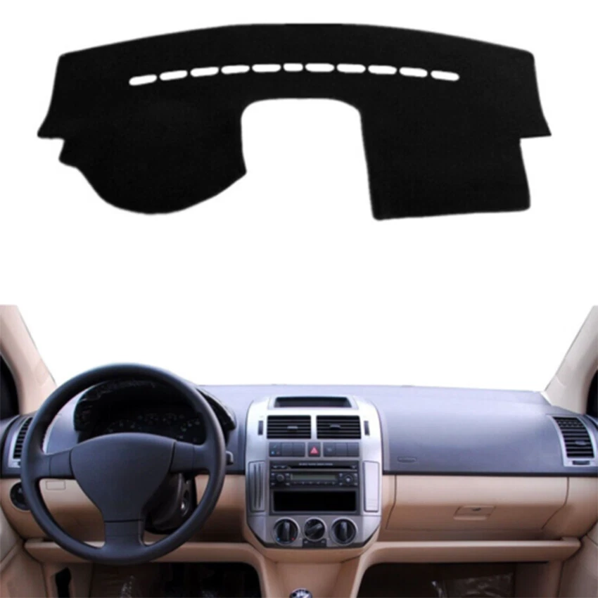 For Volkswagen Polo 2002-2009 Car Dashboard Cover Dashmat Dash Anti-Sun Mat Pad Foto 1 de 4