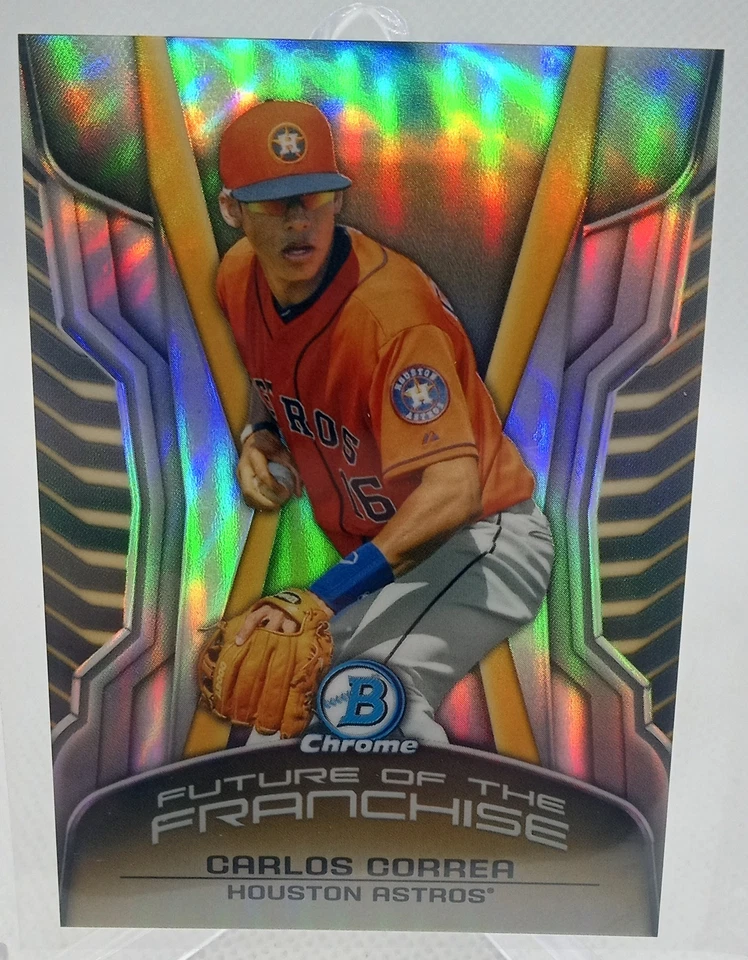 2014 Bowman Draft #FF-CC Carlos Correa Chrome Future of the Franchise Mini - Image 1 of 1