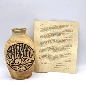 Handgefertigte Jacobs Wausau Center Vase signiert 1983 Limited Edition Sammlerstück - Bild 1 von 9