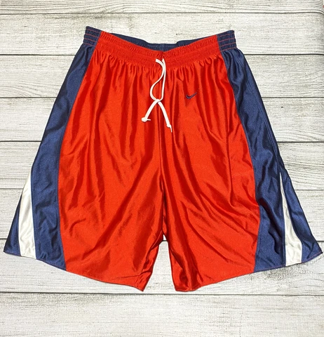 VTG Nike Gonzaga Bulldogs Zags Basketball  Shorts 90s 2000s Men XXL Reversible Cover