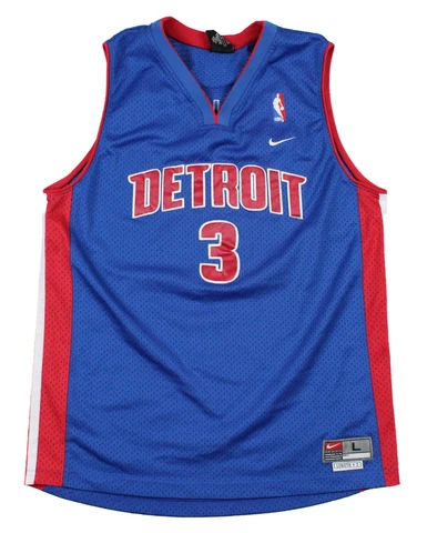 Ben Wallace Detroit Pistons Nike Team NBA Basketball Jersey Youth Large Cover