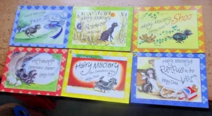 6 HAIRY MACLARY BOOKS By Lynley Dodd. And 3 Soft Toy Dogs - Picture 1 of 16