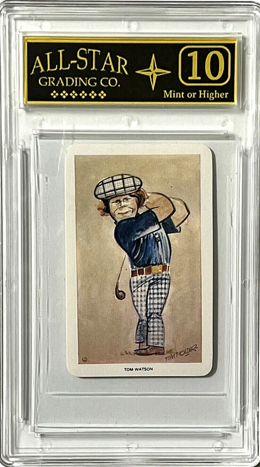 1979 Venorlandus Our Heroes Of Sports #23 TOM WATSON HOF ASG Graded 10 - Image 1 of 2