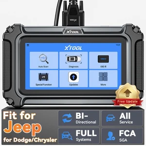 USED XTOOL For Chrysler/ Dodge/Jeep OBD2 Bidirectional Scanner Diagnostic Tool - Picture 1 of 9
