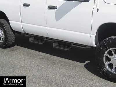 Стальные карманные ступени iArmor для внедорожников подходят для Dodge Ram 1500 2500 3500 2007-2008 годов выпуска с четырехместной кабиной - Изображение 1 из 4