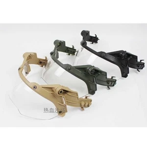 Universal Tactical Helmet Rail Visor Flip Up Goggles Helmet Rail Mount Goggles ~ - Picture 1 of 21