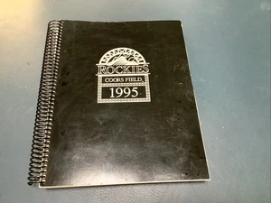1995 Colorado Rockies Coors Field Öffentlichkeitsarbeit Buch / Scorekarten - Bild 1 von 18