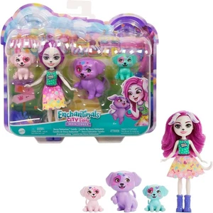 Enchantimals Familienset, Puppe (15 cm) mit 3 Tierfiguren, großartiges Geschenk - Bild 1 von 1