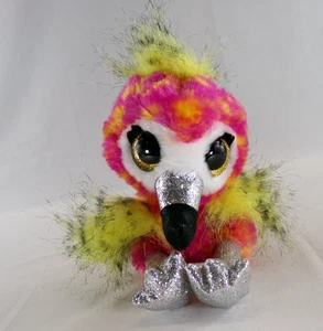 Zuru Coco Surprise Plush Neon 8" Fliss Flamingo Bird Stuffed Animal- No Cone EUC - Picture 1 of 13