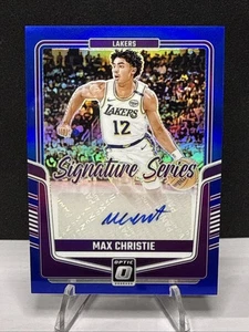Donruss Optic #SS-MAX Max Christie Signature Series Blue Prizm/25 (AU) 2024-25 - Imagen 1 de 2
