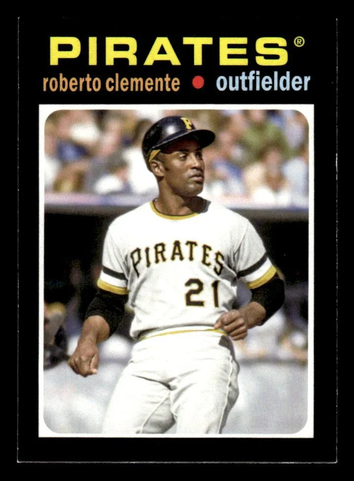 2013 TOPPS UPDATE ROBERTO CLEMENTE TM-42 1971 TOPPS MINIS PITTSBURGH PIRATES - Image 1 of 2