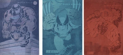 Marvel Universe 1992 serie 3 holograma inserción 3 tarjetas H1, H2, H3, H4 Foto 1 de 4