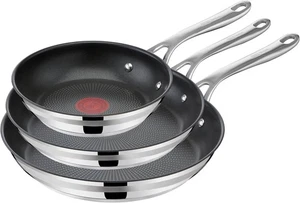 Tefal Jamie Oliver Cook Smart E310S3 Juego de sartenes - Negro/Acero inoxidable, 3 piezas - Imagen 1 de 7