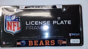 Chicago Bears Metal License Plate Frame Wincraft - Picture 1 of 2