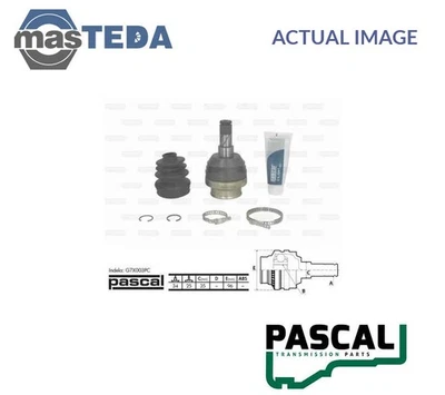G7X003PC DRIVESHAFT CV JOINT KIT TRANSMISSION END PASCAL FOR SAAB 900 II 2L,2.3L Foto 1 de 4