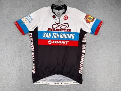 Pactimo Cycling Jersey Adult Large Blue Red Black San Tan Racing Giant Arizona - Image 1 of 4