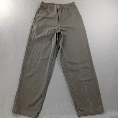 Architect Straight Leg Flat Front Gray Khaki Pants Mens Size Actual 28x30 - Image 1 of 4