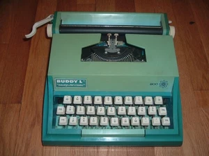 Macchina da scrivere giocattolo vintage 1976 BUDDY L Easy-Writer 200 - Foto 1 di 8