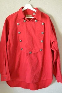 Scully Western Shirt Mens Old West Bibbed L/S Button LARGE F0_RW011 EUC - Picture 1 of 8