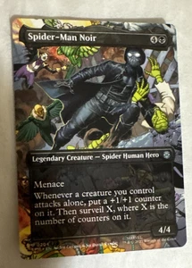 Magic The Gathering - Spider-Man Noir (sin fronteras) - Marvel's Spider-Man casi nuevo/muy buen estado - Imagen 1 de 2
