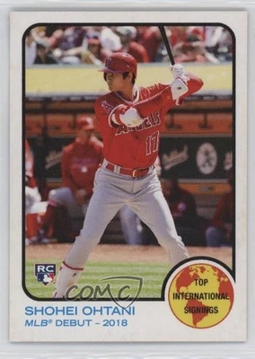 2018 Throwback Thursday #TBT Online Exclusive /1720 Shohei Ohtani #61 Rookie RC - Image 1 of 2