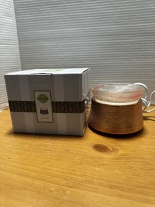Auslaufmodell Scentsy Stövchen & Schale aus geätztem Kupfer - getestet & funktionsfähig! Gebraucht - Bild 1 von 12