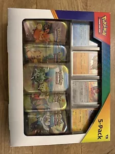2023 Pokémon Trading Card Game 5-Pack PALDEA FRIENDS Mini Tin Storage NEW - Picture 1 of 14