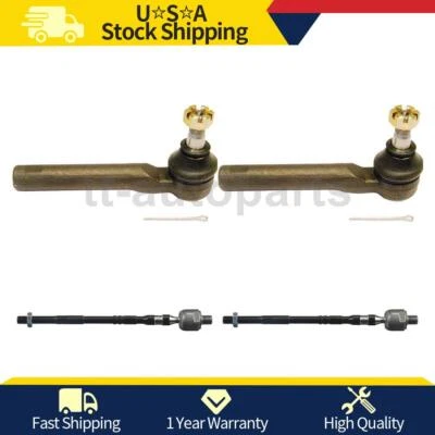 4 Inner Outer Delphi Tie Rod End For Subaru Impreza 2011 2010 2009 2008 2007 - Image 1 of 3
