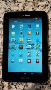 Samsung 8GB Galaxy Tab 2 7.0 LTE Tablet (Verizon) Black - Picture 1 of 12