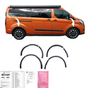 Protector paso rueda molduras paso rueda compatible con FORD Transit Custom desde 2018 hasta 2023 - Imagen 1 de 19