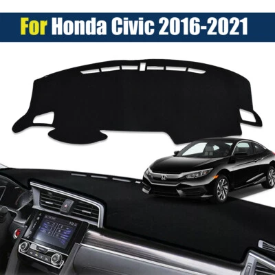 Коврик для приборной панели коврик для салона автомобиля коврик для приборной панели подходит для Honda Civic 2016-2021 - Изображение 1 из 4