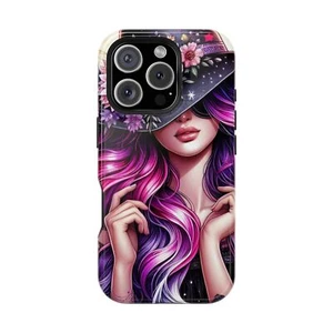 Funda de teléfono con glamour floral - Artísticas fundas resistentes a impactos para amantes de la moda - Imagen 1 de 53