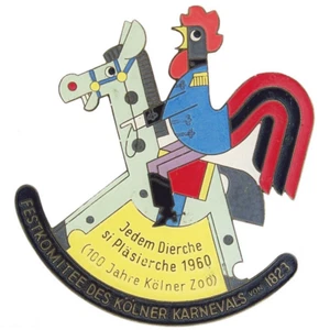 Köln Karnevalsorden Festkomitee 1960 Orden Kölner Karneval Fasching Farbe - Bild 1 von 1