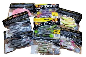 SHIMANO SQUIDGIES SLICKRIG NEW COLORS (5 Pc Per Pack) - Picture 1 of 13