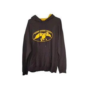 Duck Commander Men's XL Black Sweatshirt Pullover Graphic Hoodie Hunting Fishing - Picture 1 of 7