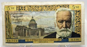 1964 France Banque De France 5 Francs Banknote - Picture 1 of 2