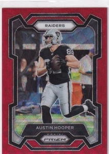 Panini Football NFL Prizm 2023 No. 172 Austin Hooper Red Wave Prizm 47/149 - Bild 1 von 2
