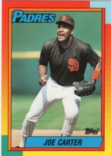 Joe Carter 1990 Topps Traded Baseball card #20T San Diego Padres
