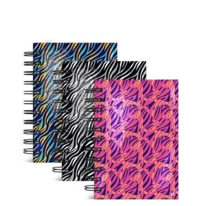 A6 Wild Hardback Spiral Notebook Lined Ruled Planner Writing Pad Notes - Picture 1 of 7