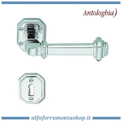 Maniglia Maniglie Porta Porte Interne Busiri Ottone Argento Accademia Antologhia - Immagine 1 di 3