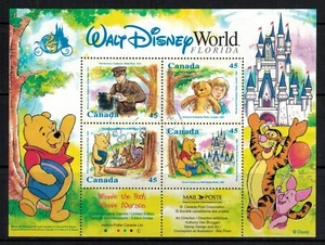 Hoja de recuerdo de Disney Canadá #1621b, Winnie the Pooh, escaso uso postal - Imagen 1 de 1