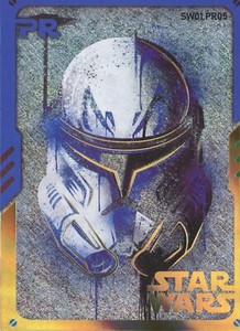 STAR WARS 2023 PRERELEASE CAPTAIN REX #SW01.PR05 PR PROMO TRADING CARD